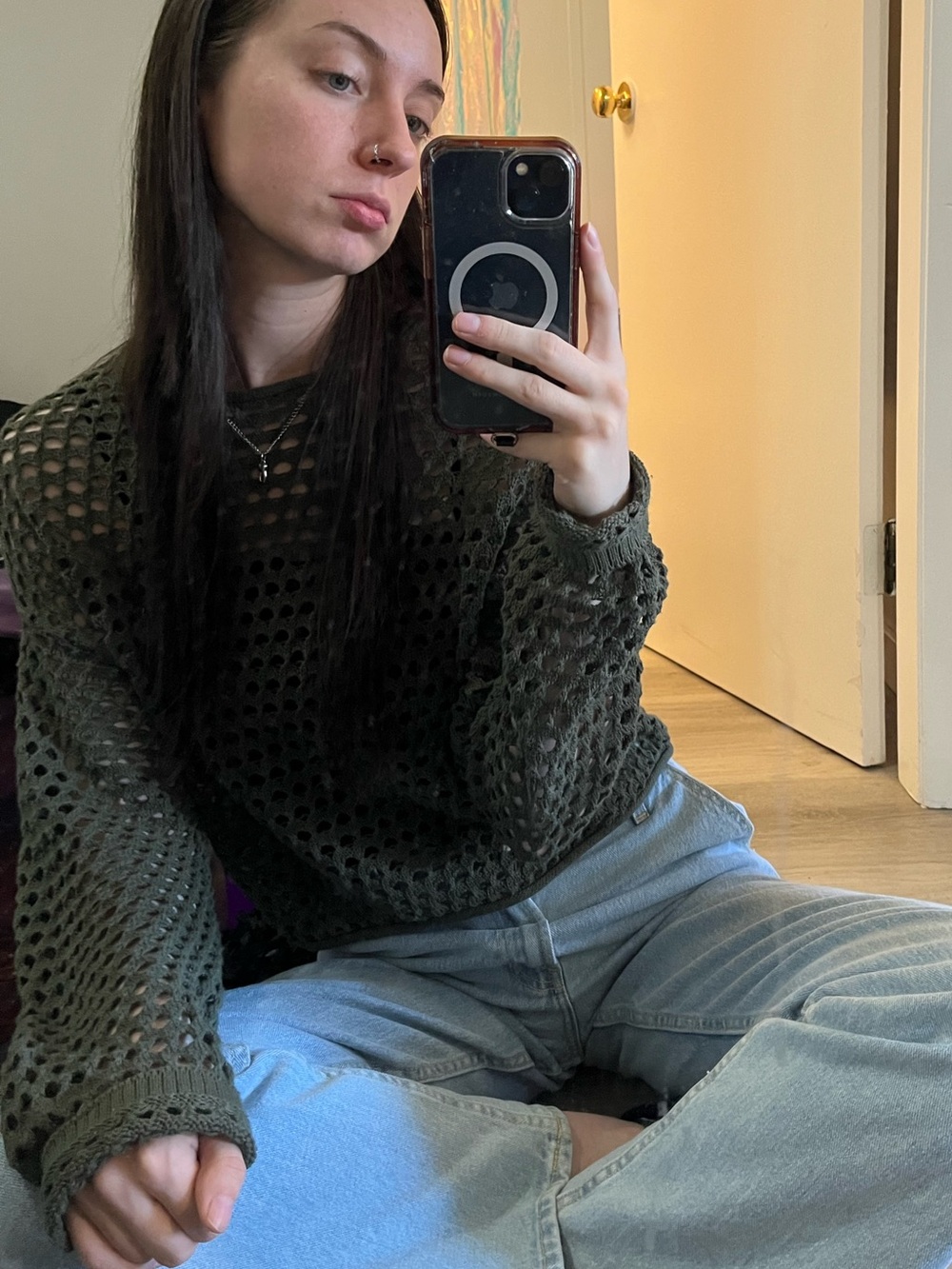 Knit sweater
